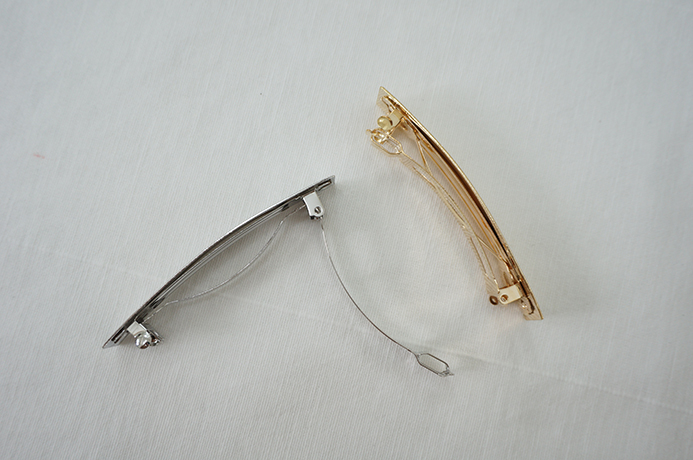 New matte metal square pins Hairpin half-pack Date