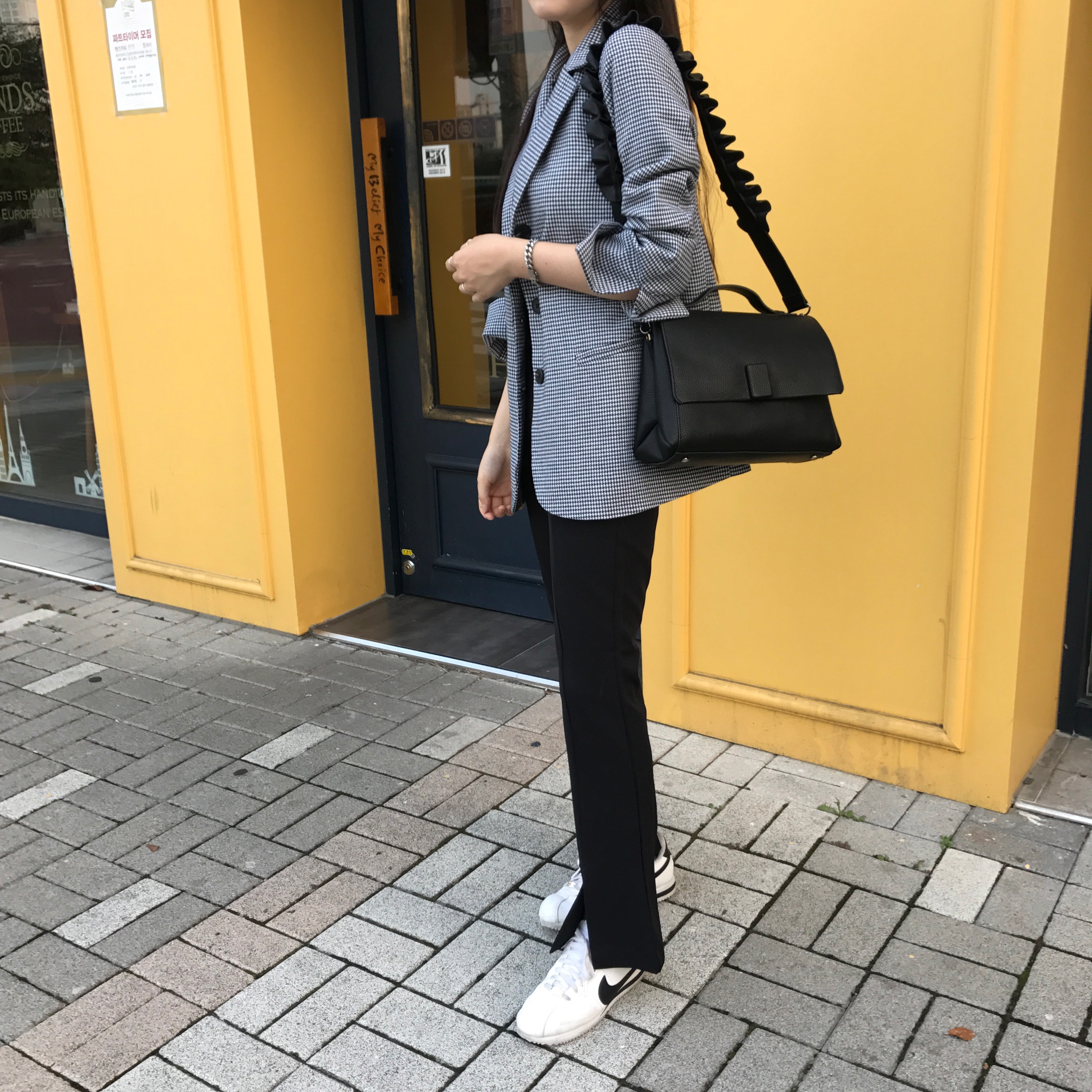 New Lucky Shoe Square Tote Shoulder Bag Women's
