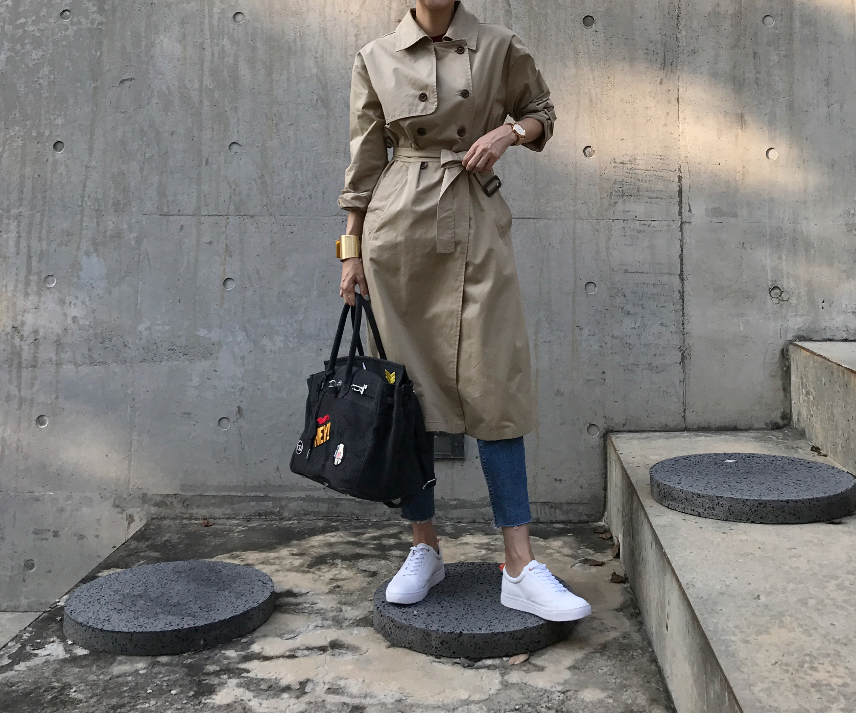 New Women's Bags Patch Birkin Buckle French fas