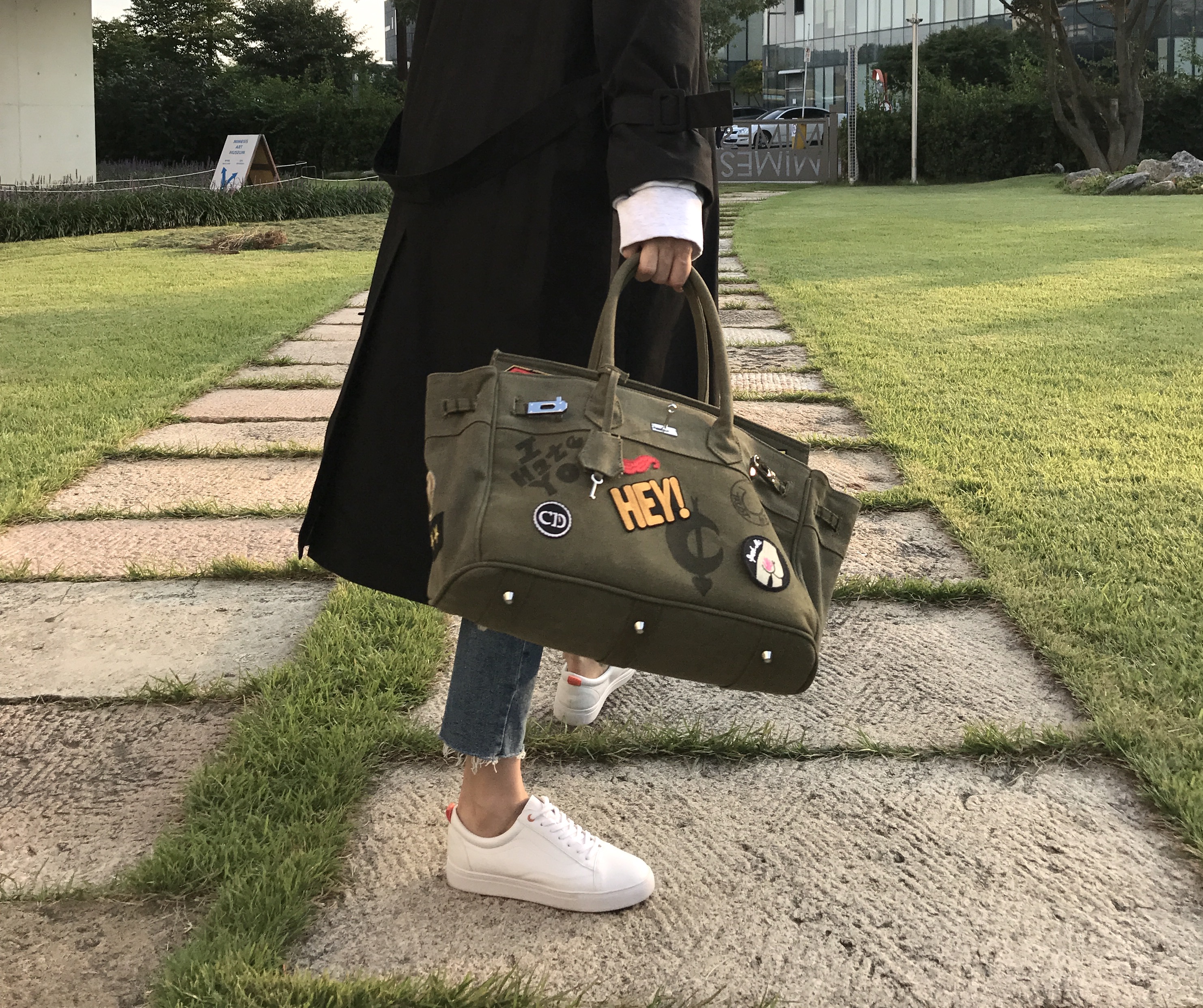 New Women's Bags Patch Birkin Buckle French fas