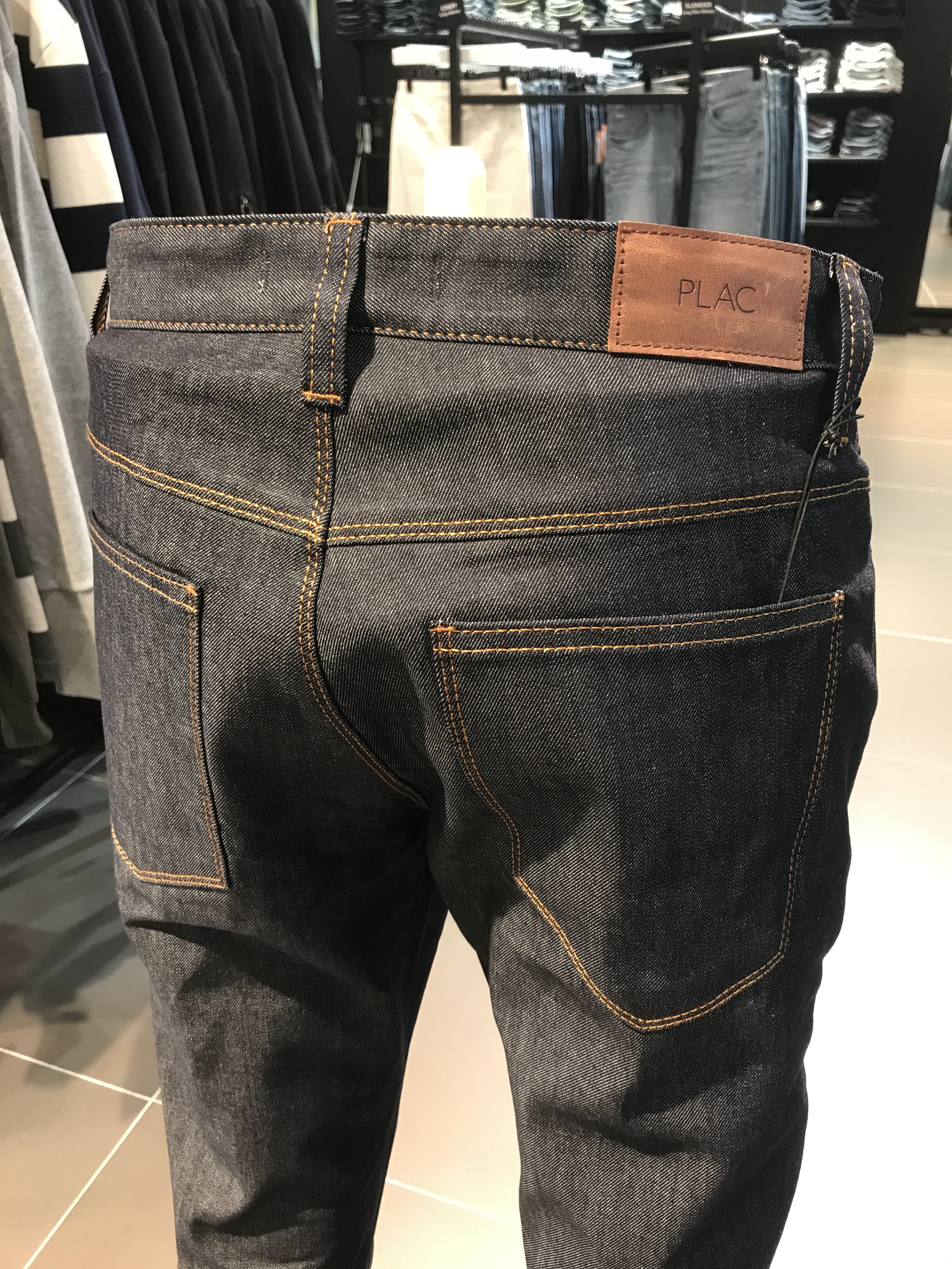 Korea Jeans Pants Flared PLAC MILAN Tapered Deep F
