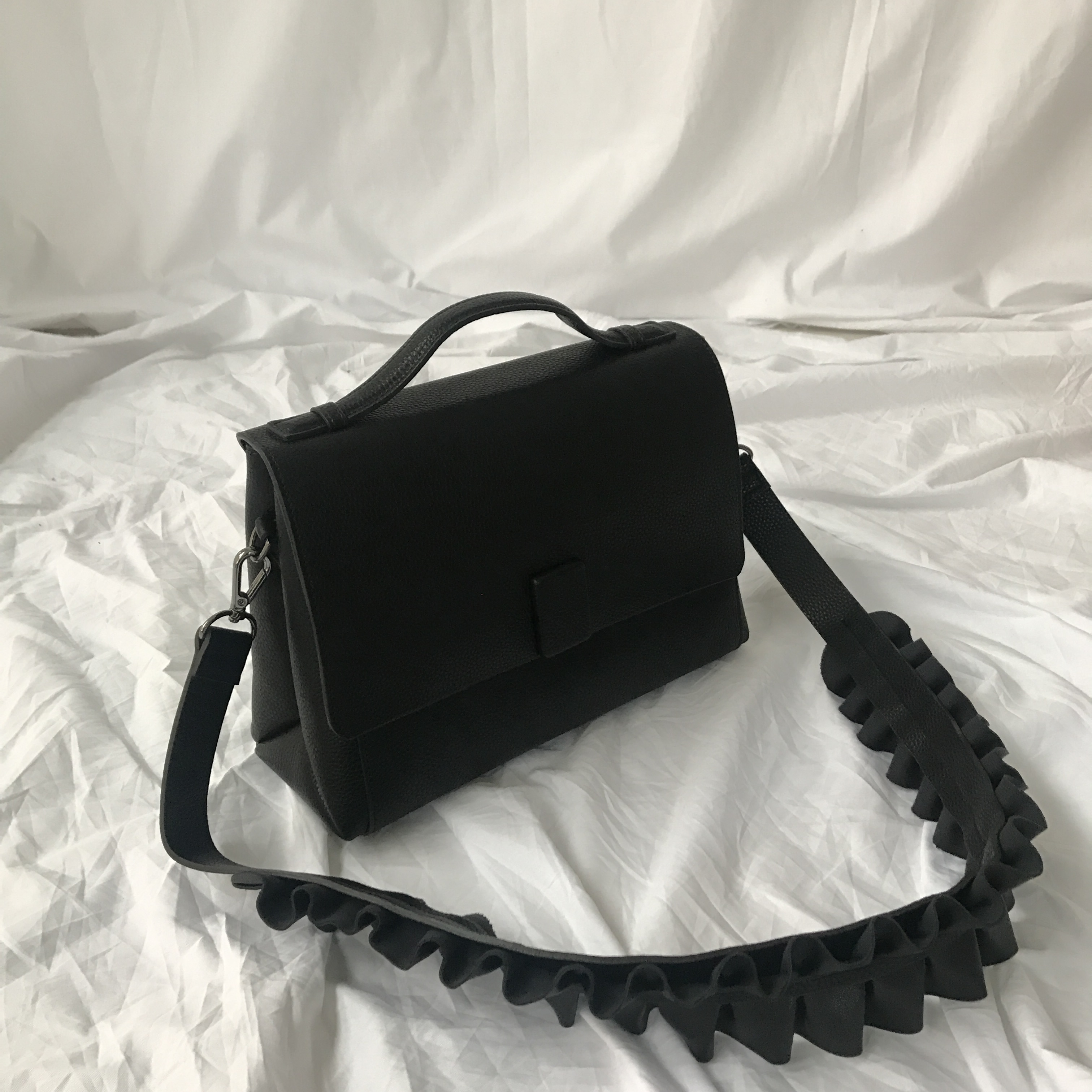 New Lucky Shoe Square Tote Shoulder Bag Women's