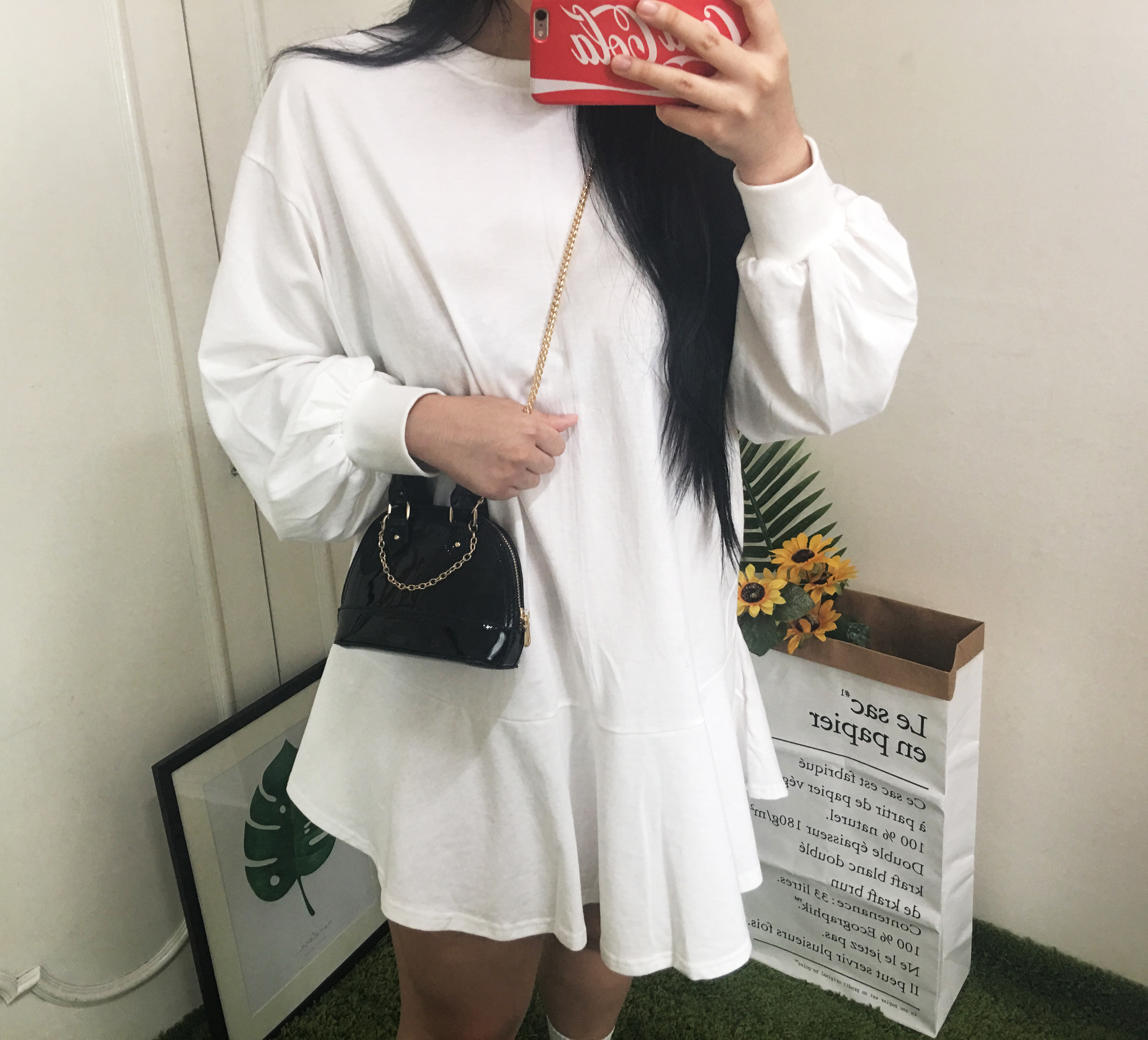 New Enamel Mini Chain Cross Bag Vandal Bag Passeng