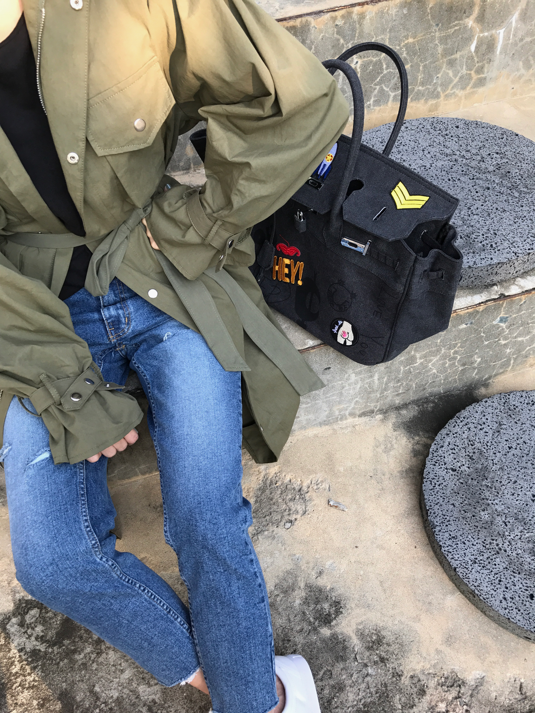 New Women's Bags Patch Birkin Buckle French fas