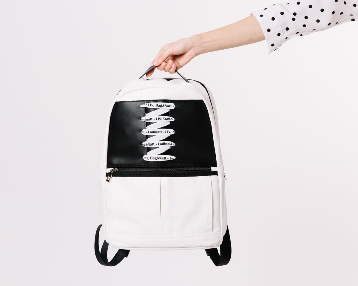 NEW BACKPACK Rhinestone lace backpack R1 black, no