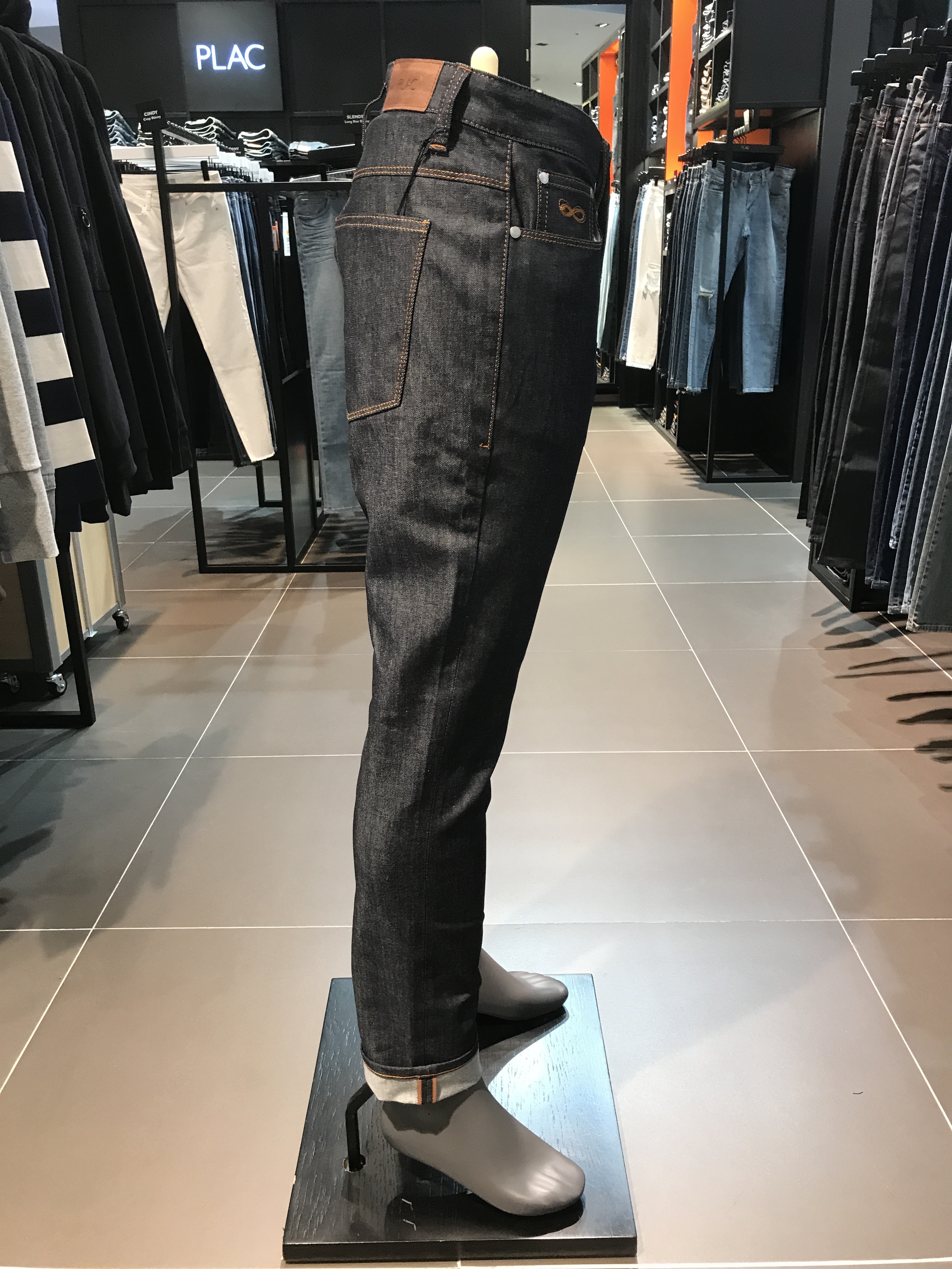 Korea Jeans Pants Flared PLAC MILAN Tapered Deep F