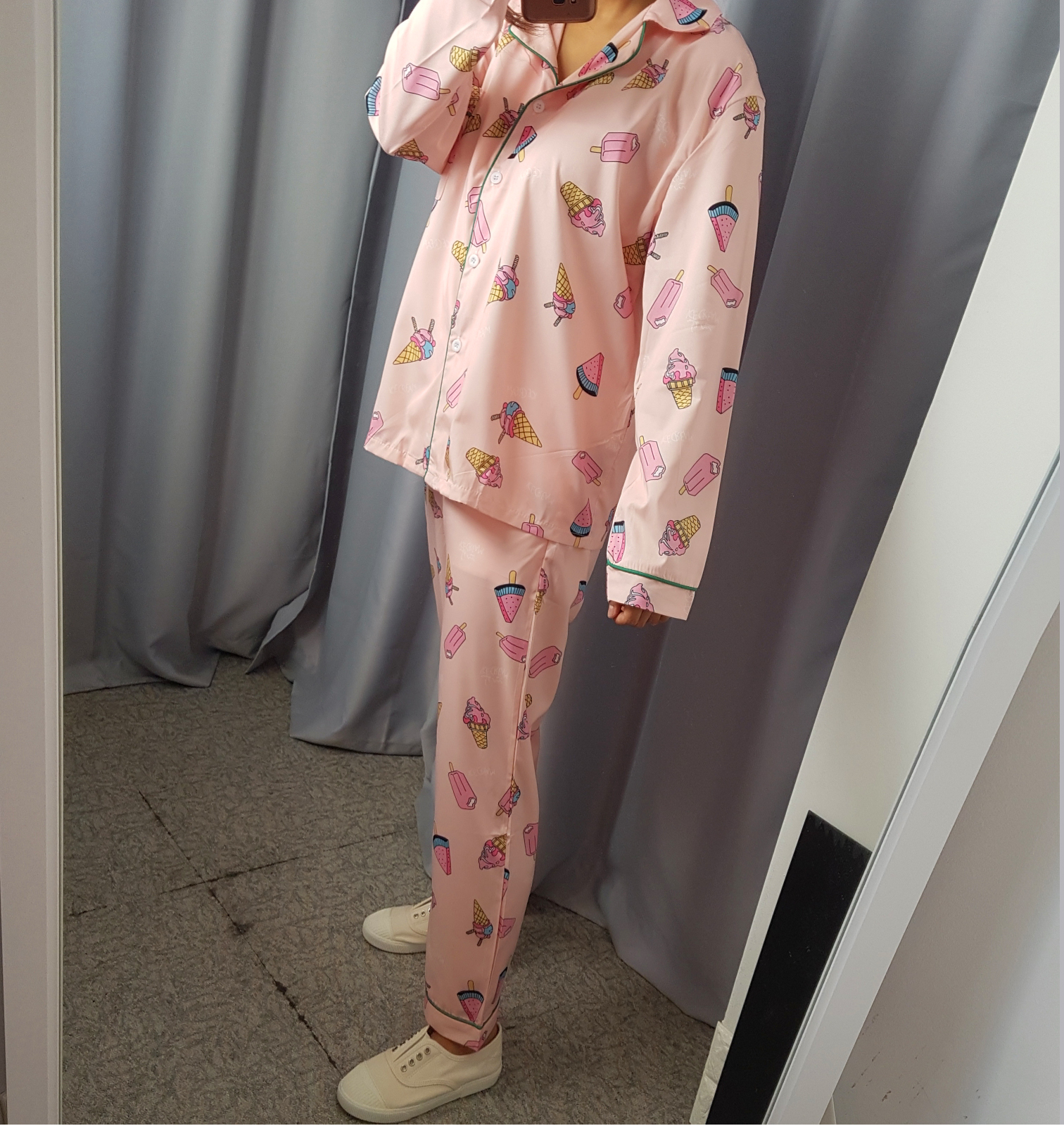 New Ice Cream Pajamas Set Women Home Womens Couple