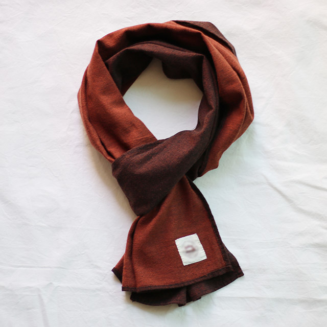 Two-tone muffler man Autumn scarf Coordination Nou