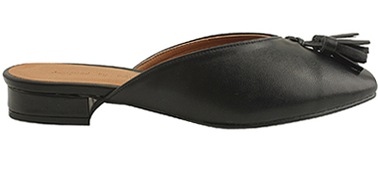 New Tester Square Toe Blower Black Flat Square Nos