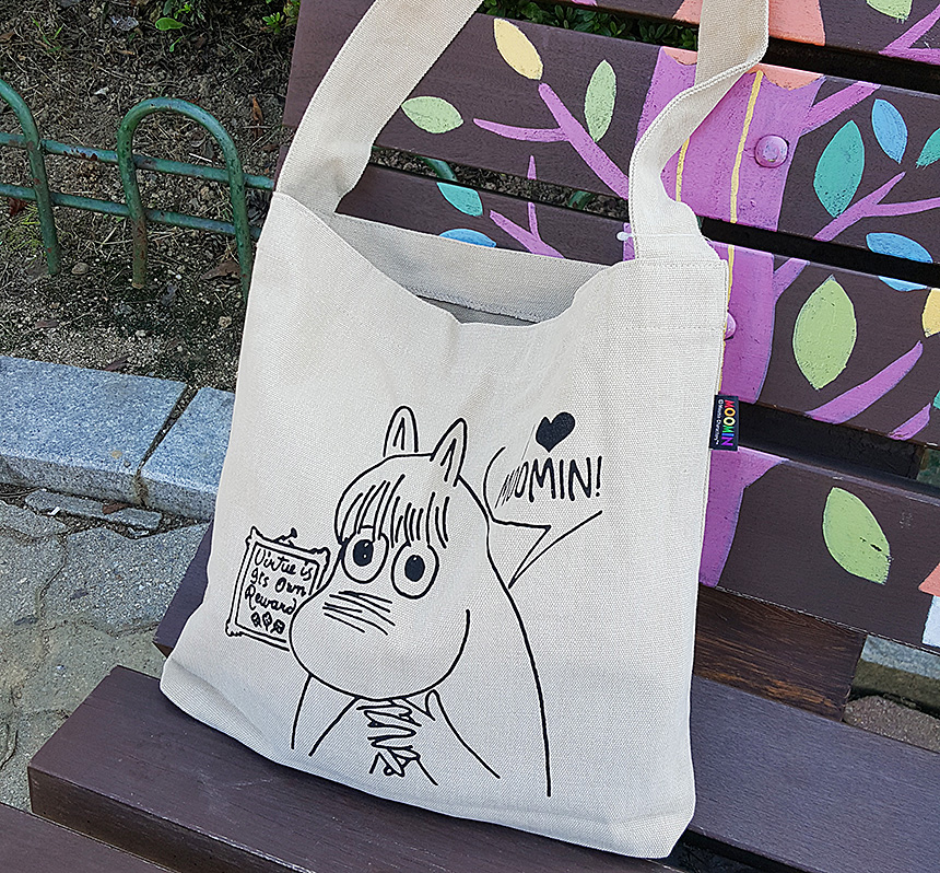 NEW ECO BAG Handy Moomin genuine daily Eco Bag Nav