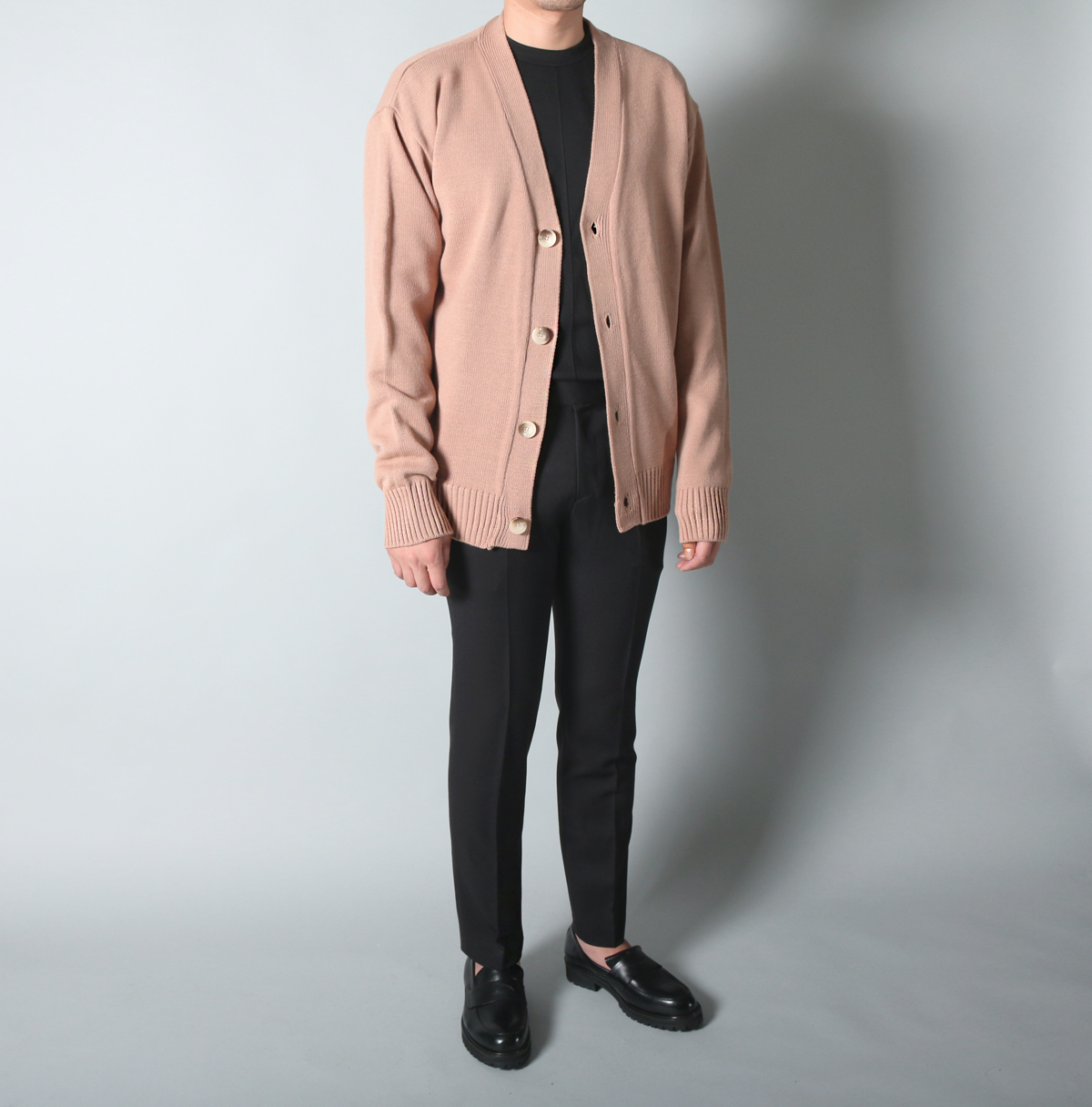 New Men's Pants Men's Slim Fit Obi Slacks Bl