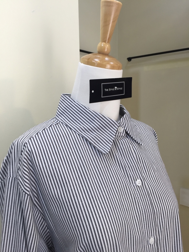 New Striped Shirt Dress 20's 30's Women's