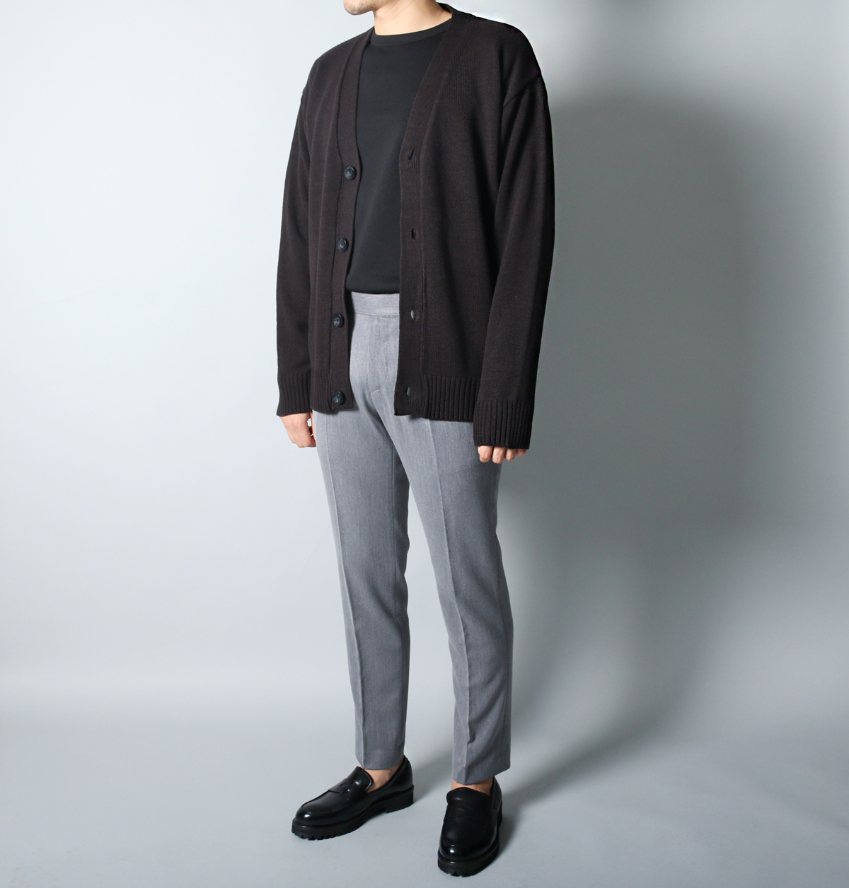 New Men's Pants Men's Slim Fit Obi Slacks Bl