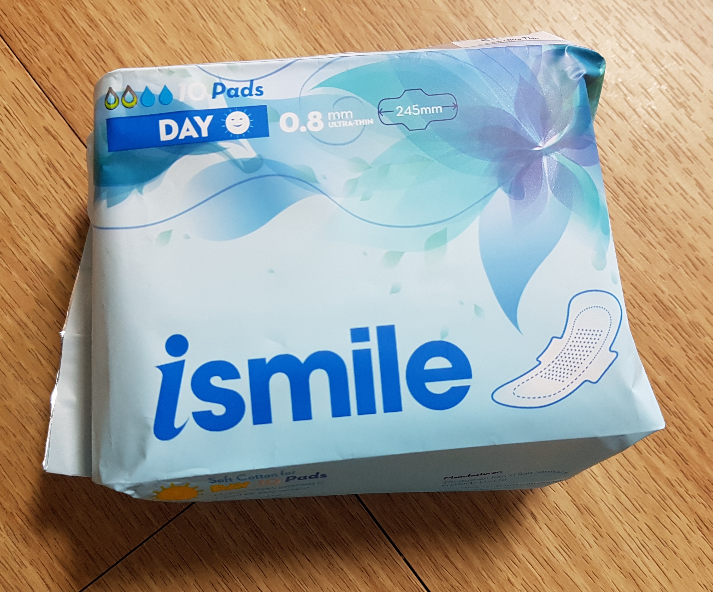 Child Smile Sanitary Napkin DAY Medium Size 245mm 