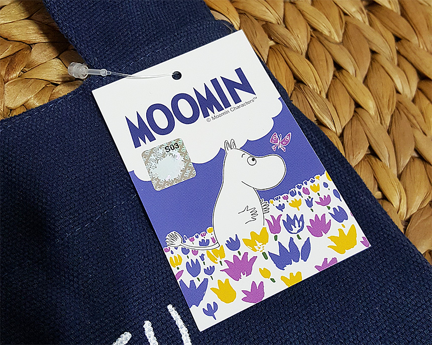 NEW ECO BAG Handy Moomin genuine daily Eco Bag Nav