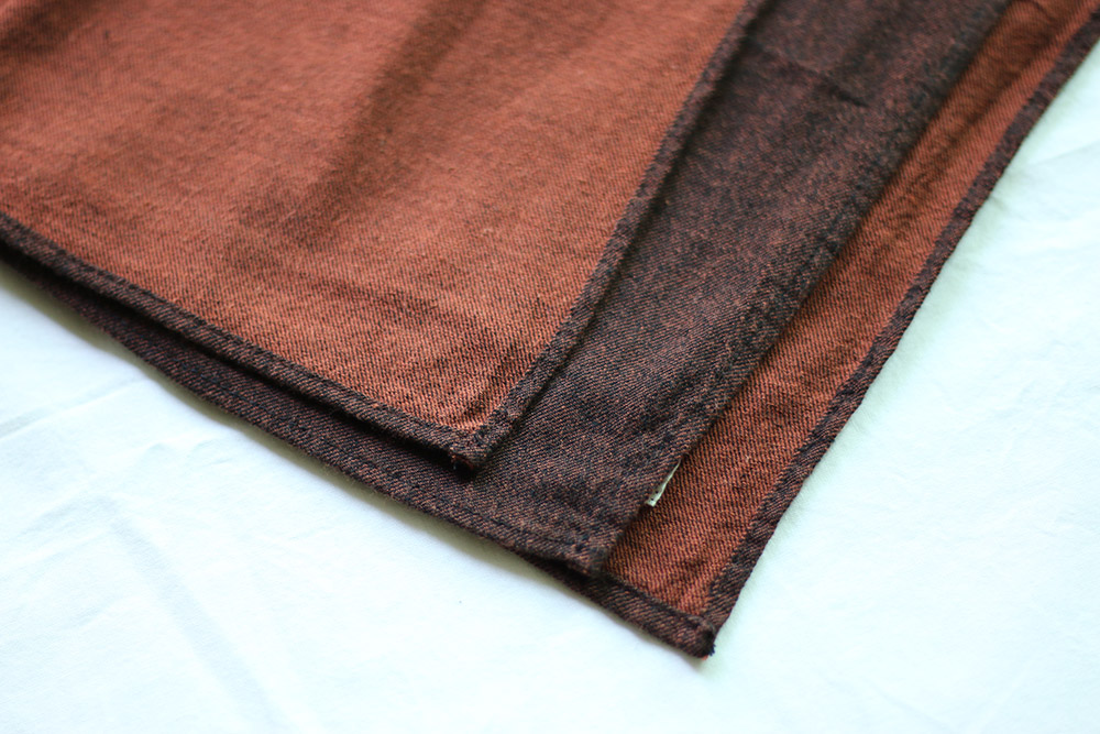 Two-tone muffler man Autumn scarf Coordination Nou