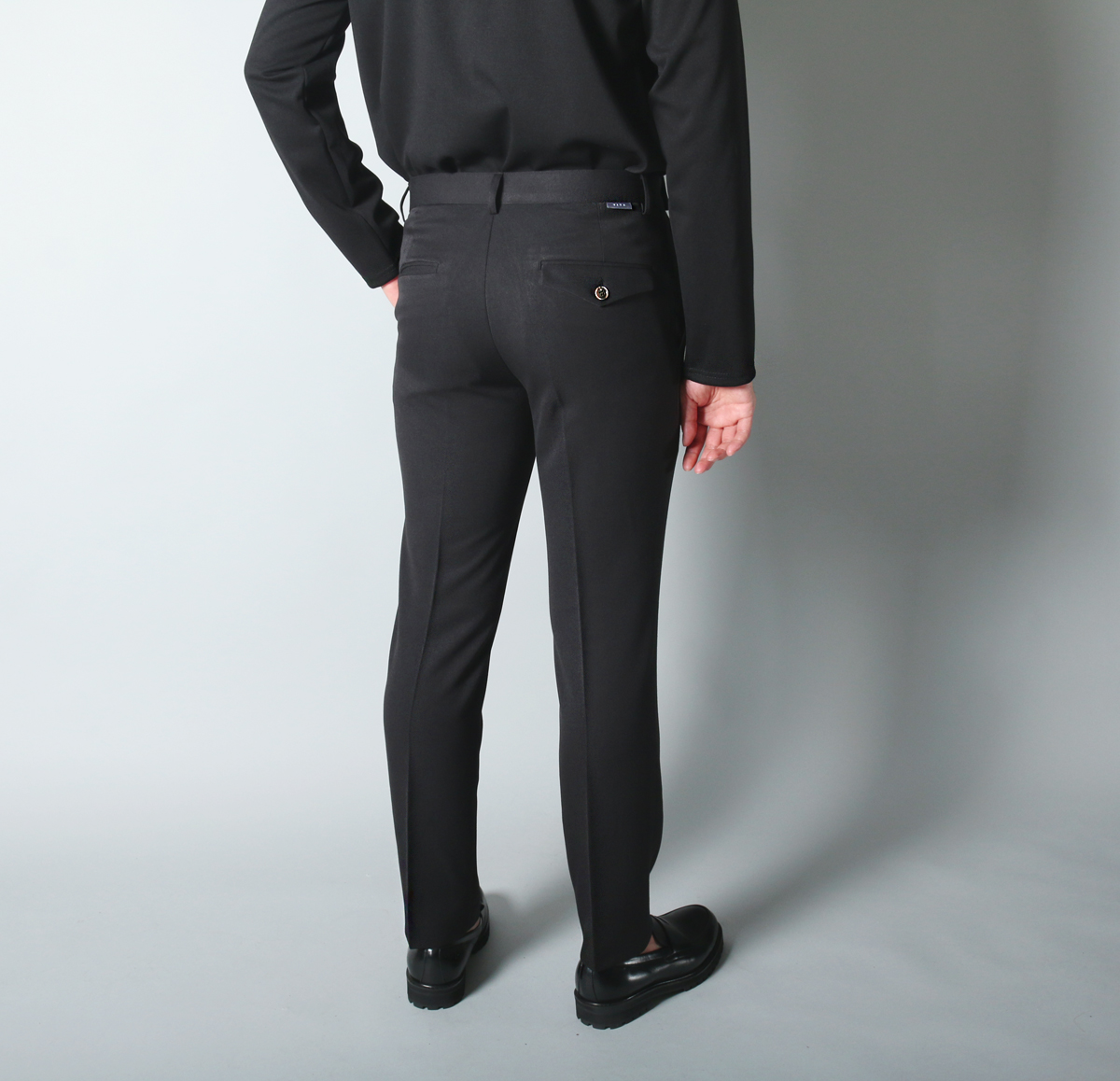 New Men's Pants Men's Slim Fit Obi Slacks Bl