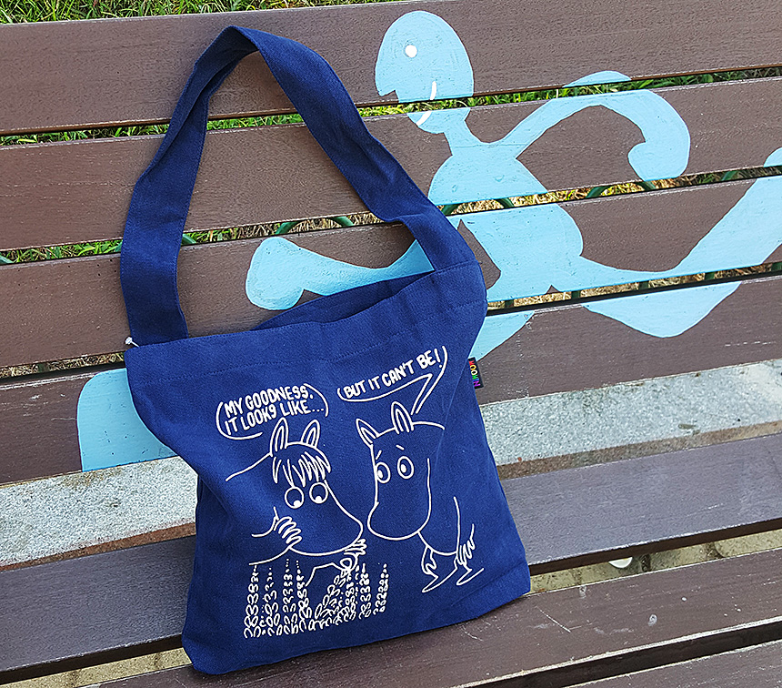 NEW ECO BAG Handy Moomin genuine daily Eco Bag Nav