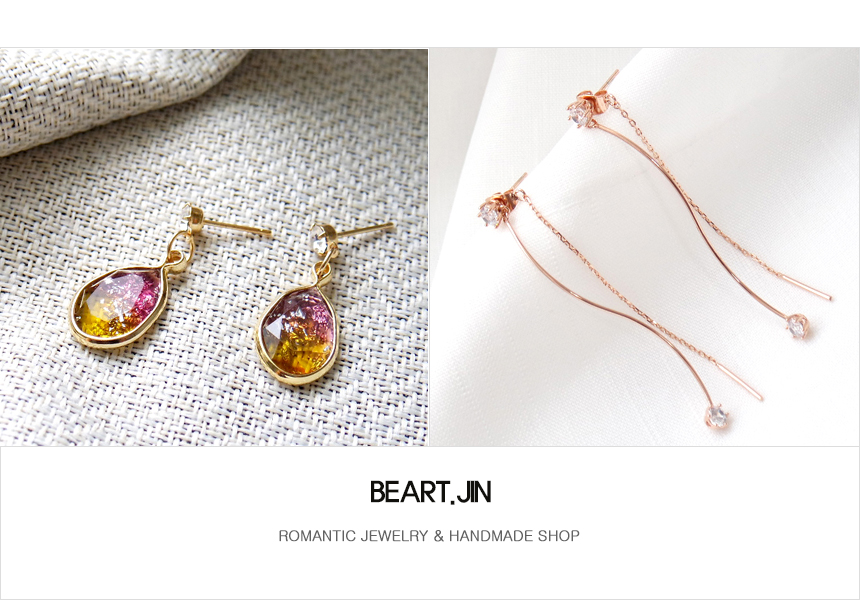 Unshaped Earrings Women's Handmade Women's 2