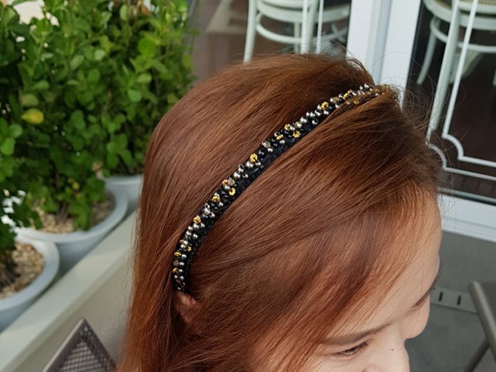 New Handmade Sikk Bling Bling Styling Hair Band Un