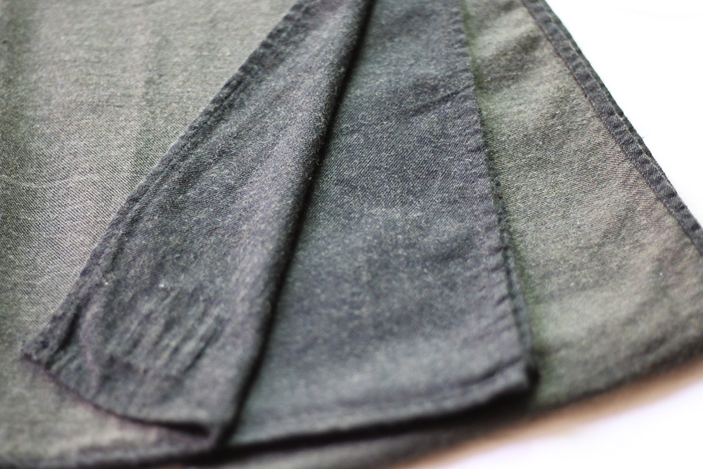 Two-tone muffler man Autumn scarf Coordination Nou