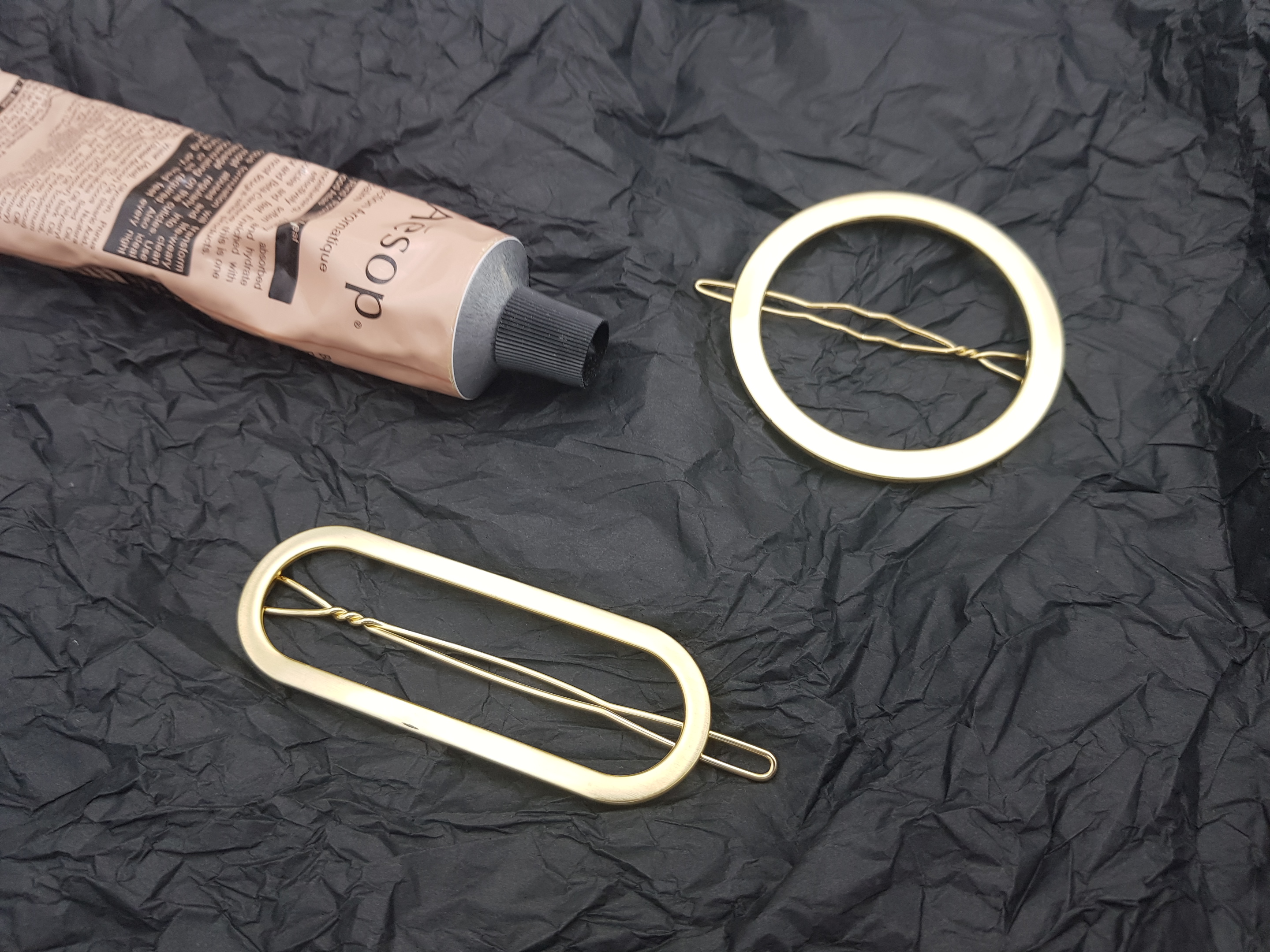 New Metal Slim Round Hairpin Tongue Pin Bundle Hea