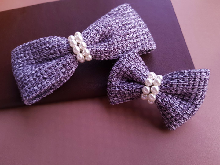 New Handmade Mother and Daughter Couple Elegant Pe