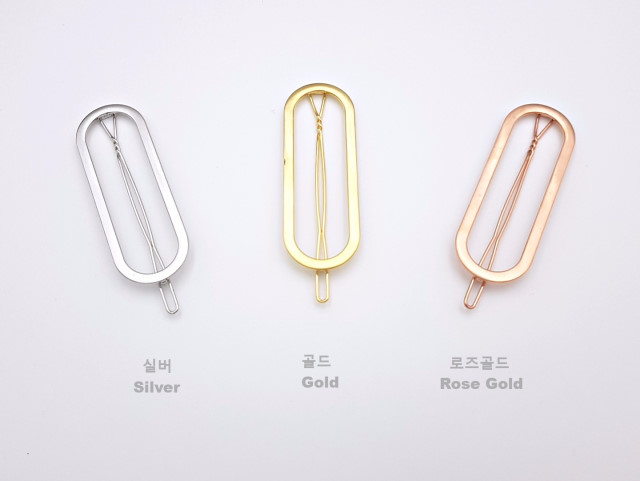 New Metal Slim Round Hairpin Tongue Pin Bundle Hea