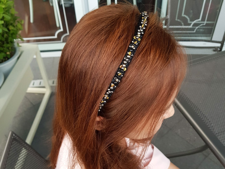 New Handmade Sikk Bling Bling Styling Hair Band Un