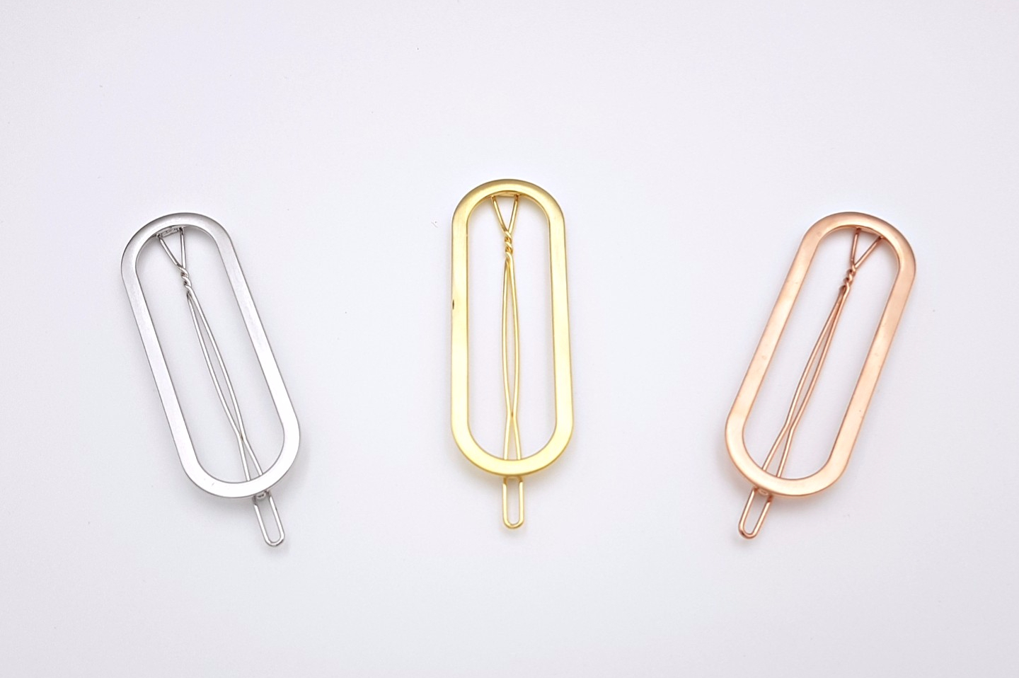 New Metal Slim Round Hairpin Tongue Pin Bundle Hea