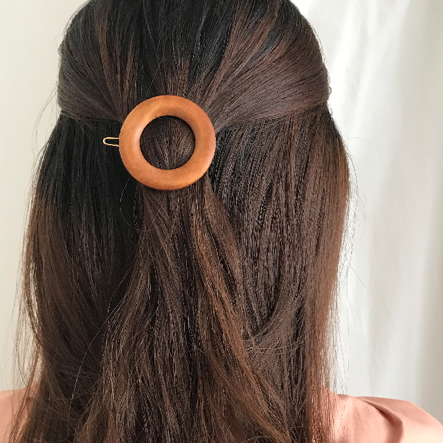 New Wood Ring Hair Bundle Pin Female Pins Daily Co