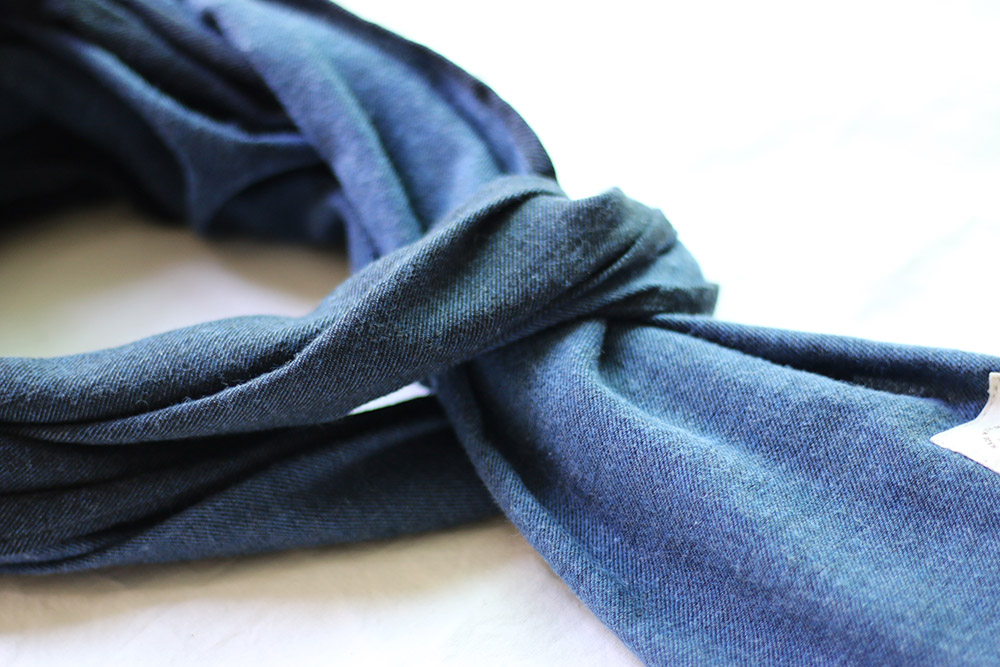 Two-tone muffler man Autumn scarf Coordination Nou