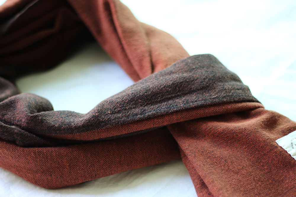 Two-tone muffler man Autumn scarf Coordination Nou