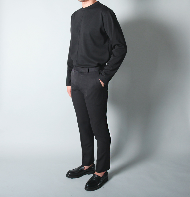 New Men's Pants Men's Slim Fit Obi Slacks Bl