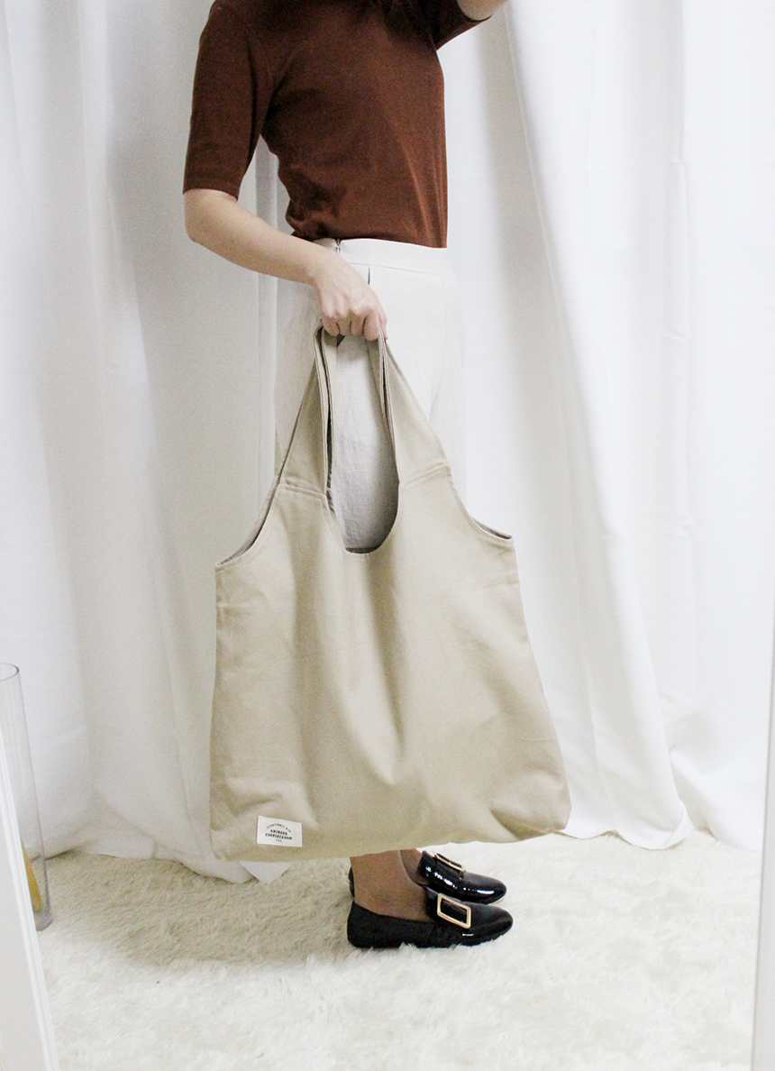 NEW ECO BAG Big Size Eco Bag Plain Cloth Bag Fabri