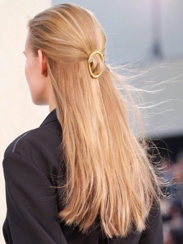 New Metal Slim Round Hairpin Tongue Pin Bundle Hea