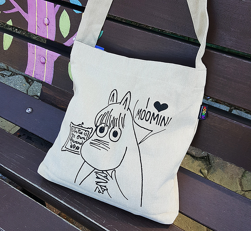 NEW ECO BAG Handy Moomin genuine daily Eco Bag Nav