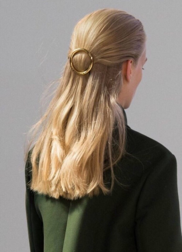 New Metal Slim Round Hairpin Tongue Pin Bundle Hea