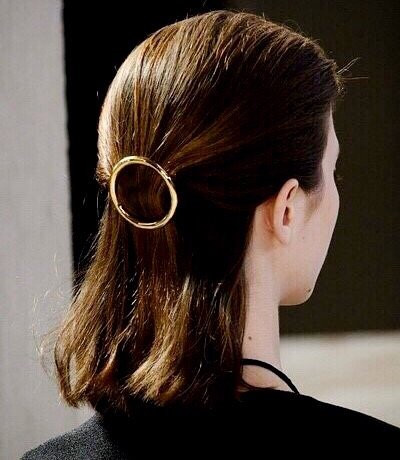 New Metal Slim Round Hairpin Tongue Pin Bundle Hea