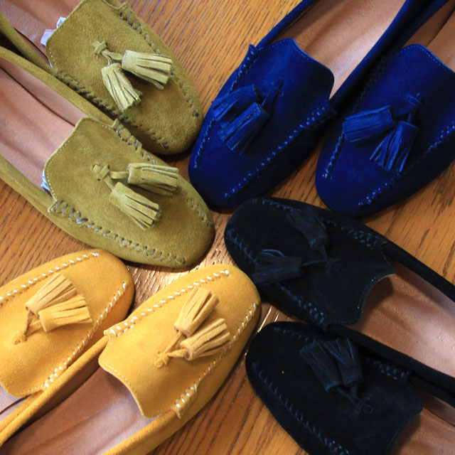 New Natural Cowhide Female Driving Shoes - 3color 