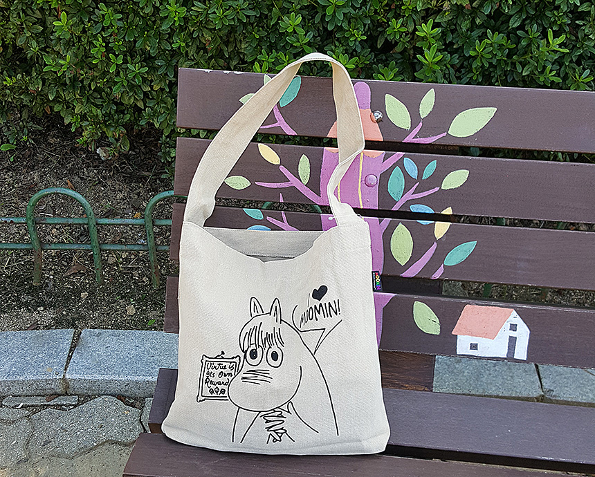 NEW ECO BAG Handy Moomin genuine daily Eco Bag Nav