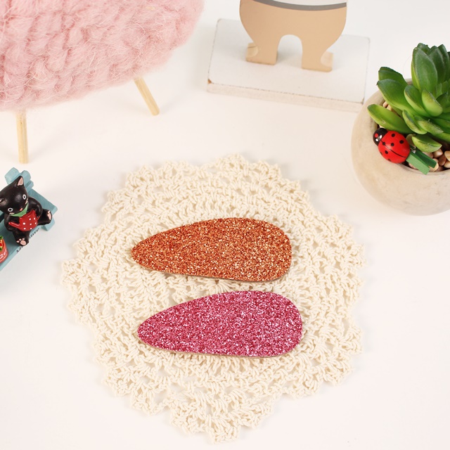 New Glitter Glitter Tick Pin Orange, Pink, Red, Bl