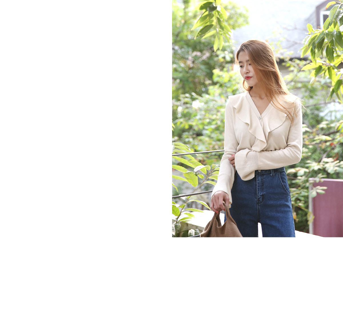 Women Jeans Pants High waist wide boots cut jeans 