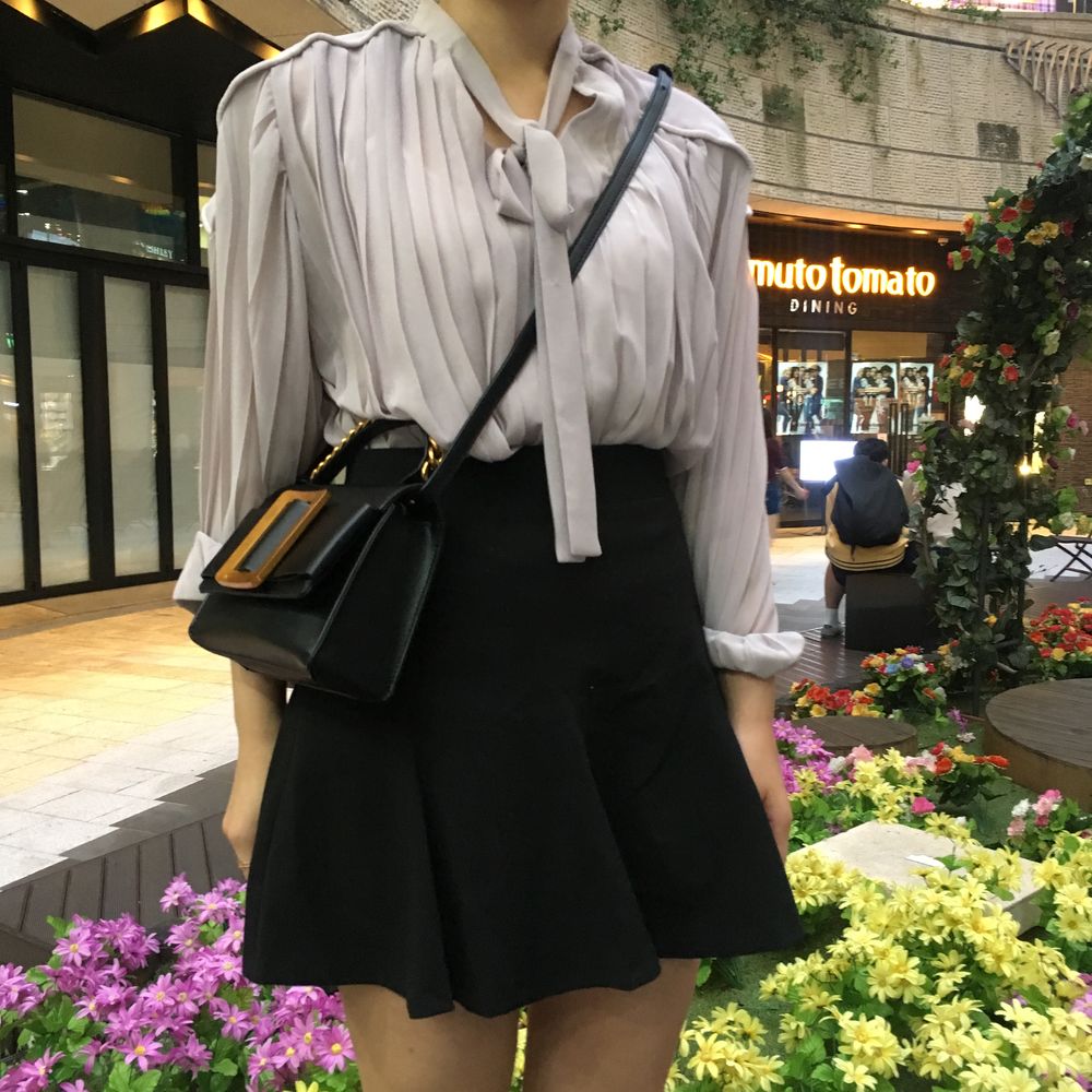 New Big Buckle Mini Cross Bag Casual Chain Back Ba