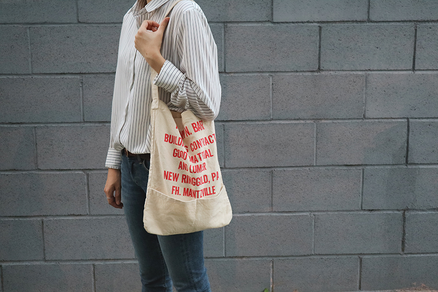 NEW ECO BAG Tobi Toba Pocket Lettering Eco Bag Sho