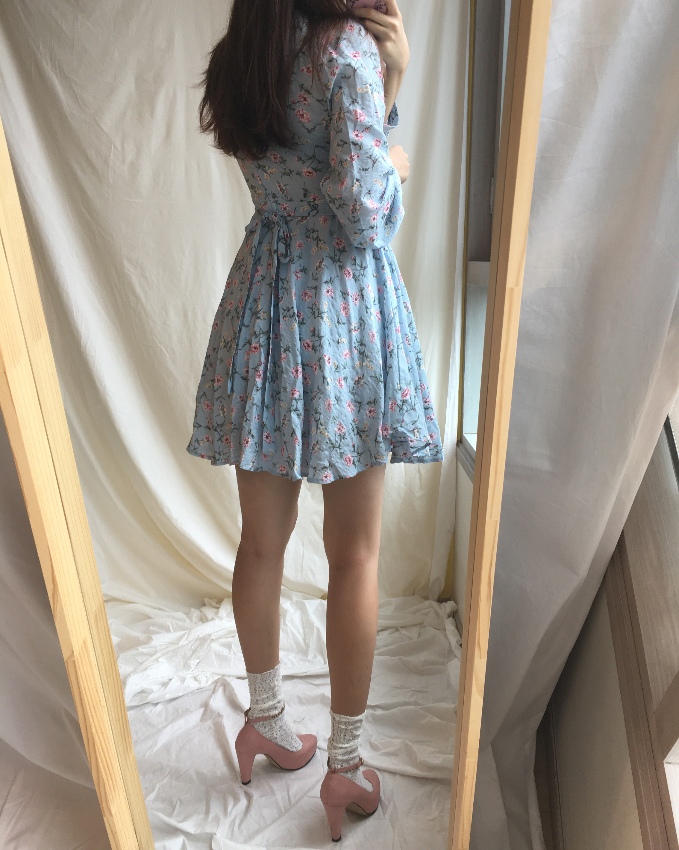 New Women Dress Zoom Flower Flare Mini Dress Sleep