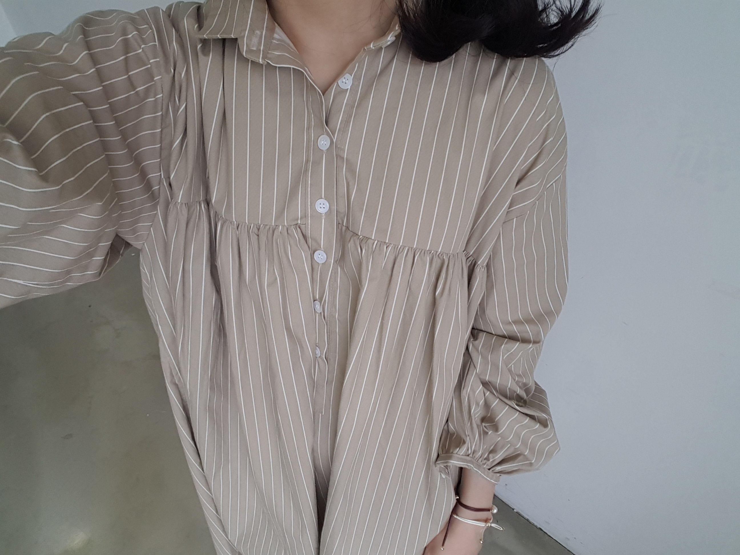 New Stripe Shirt Dress _2030 Ducky Little Girl Sho