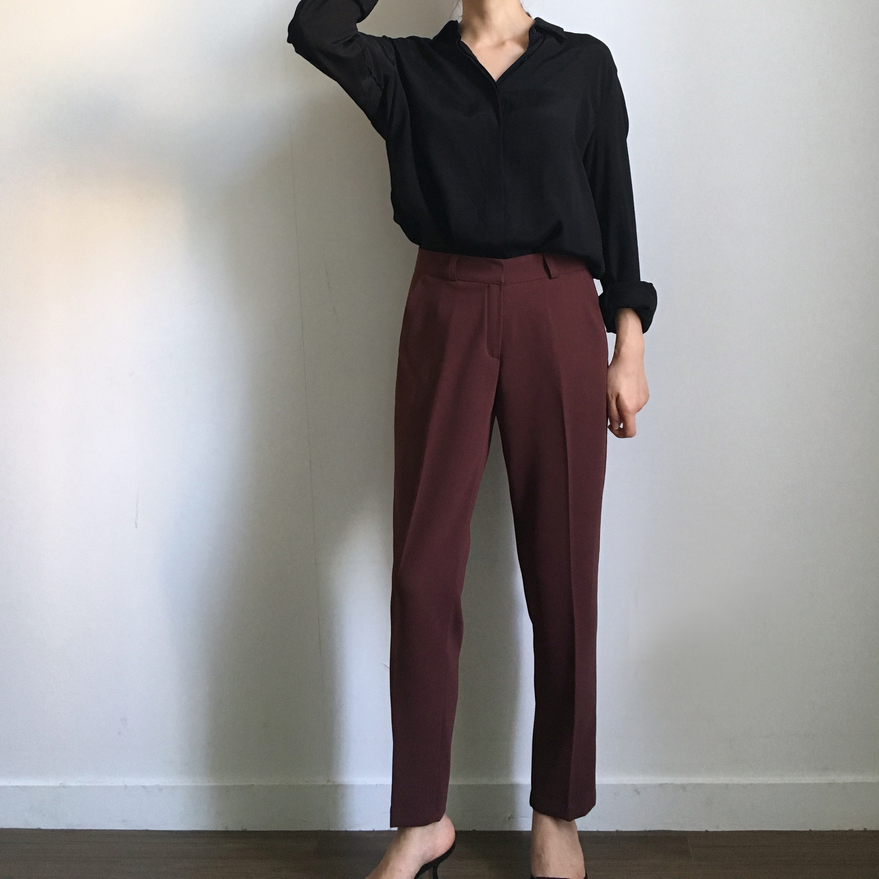 moumou Hexagonal drop earrings Women's gift shi