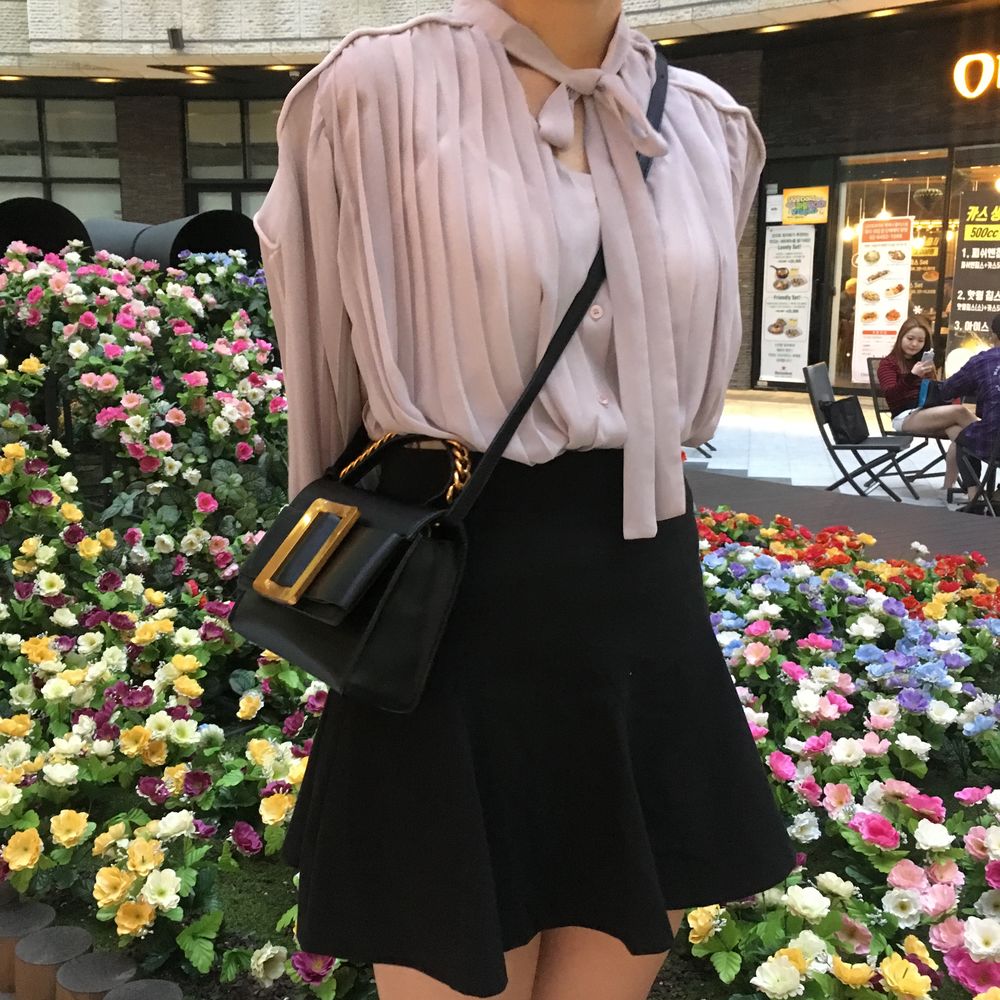 New Big Buckle Mini Cross Bag Casual Chain Back Ba