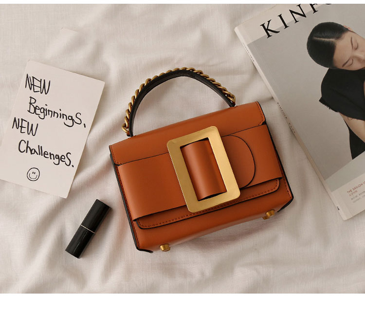 New buckle decoration mini cross cowhide leather, 